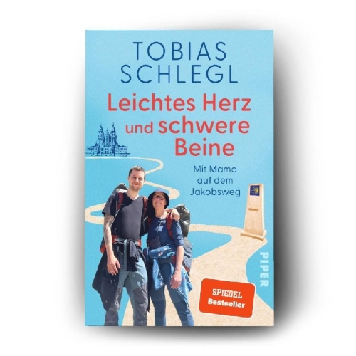 Buchcover und Innenansicht für das Buch: Leichtes Herz und schwere Beine