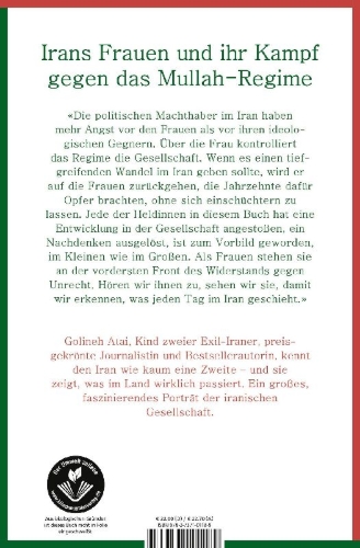 Buchcover und Innenansicht für das Buch: Iran - die Freiheit ist weiblich
