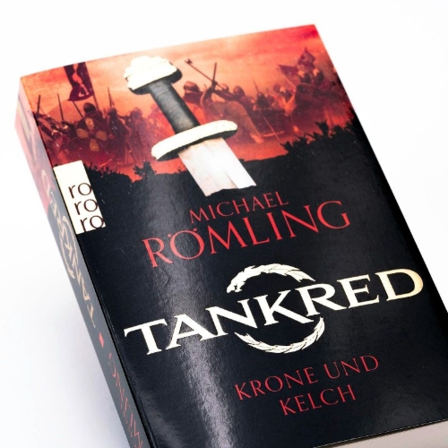 Buchcover und Innenansicht für das Buch: Tankred: Krone und Kelch