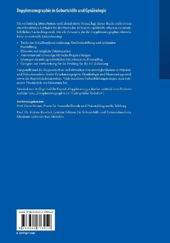 Buchcover und Innenansicht für das Buch: Dopplersonographie in Geburtshilfe und Gynäkologie