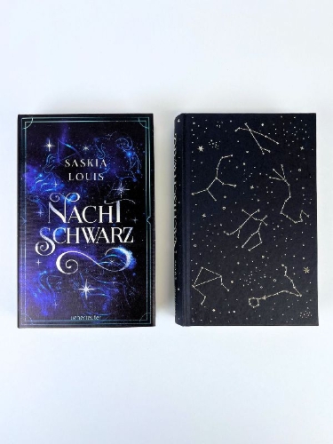 Buchcover und Innenansicht für das Buch: Nachtschwarz (Nachtschwarz-Sternenhell, Bd. 1)