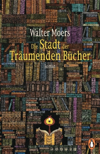 Buchcover und Innenansicht für das Buch: Die Stadt der Träumenden Bücher