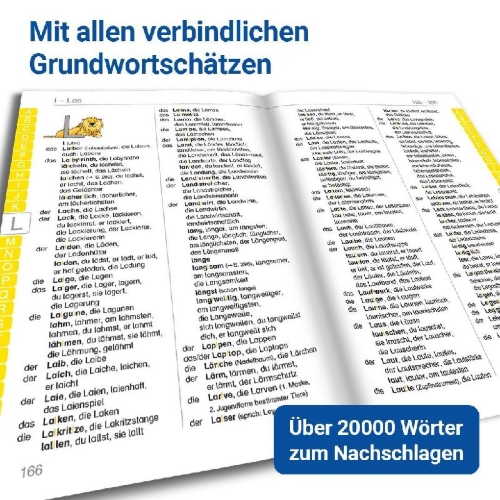 Buchcover und Innenansicht für das Buch: Das Wörterbuch für die Grundschule