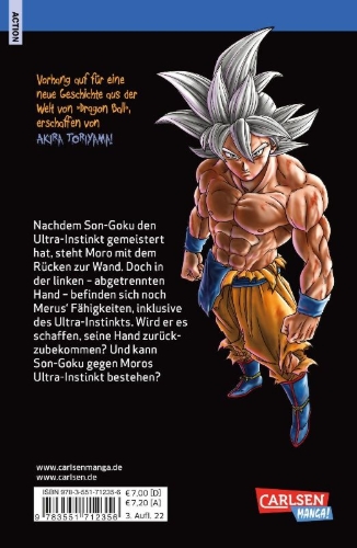 Buchcover und Innenansicht für das Buch: Dragon Ball Super