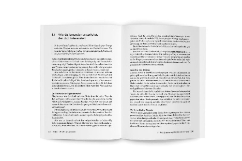 Buchcover und Innenansicht für das Buch: Wer keinen kennt, kann keinen anrufen