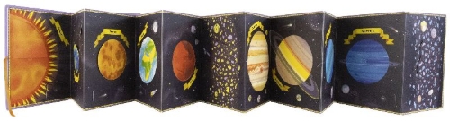 Buchcover und Innenansicht für das Buch: Erforsche die Planeten