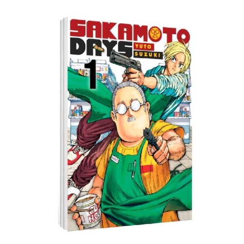 Buchcover und Innenansicht für das Buch: Sakamoto Days