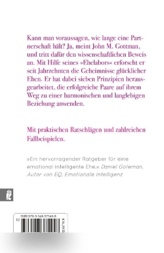 Buchcover und Innenansicht für das Buch: The Seven Principles for Making Marriage Work
