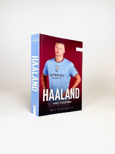 Buchcover und Innenansicht für das Buch: Haaland. Die Biografie