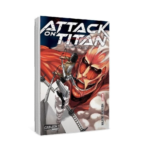 Buchcover und Innenansicht für das Buch: Shingeki no Kyojin