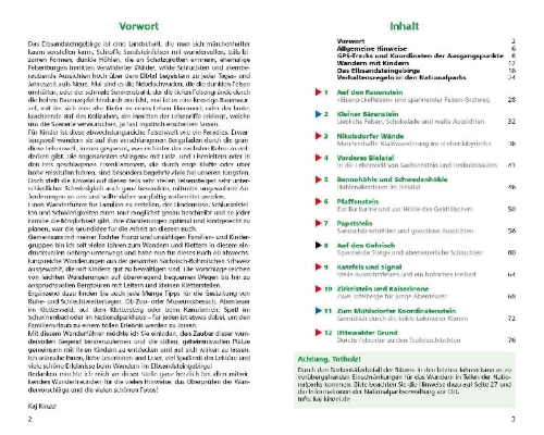 Buchcover und Innenansicht für das Buch: ROTHER Wanderbuch ErlebnisWandern mit Kindern Elbsandsteingebirge
