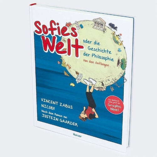 Buchcover und Innenansicht für das Buch: Le Monde de Sophie - Vol. 1