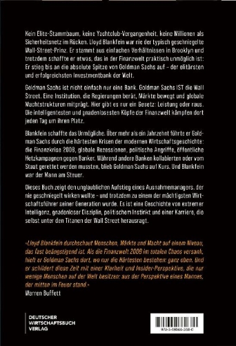 Buchcover und Innenansicht für das Buch: Goldman Sachs