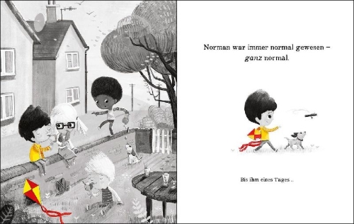 Buchcover und Innenansicht für das Buch: Perfectly Norman - Big Bright Feelings