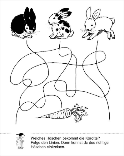 Buchcover und Innenansicht für das Buch: Kombinationsspiele. Mal- und Rätselblock