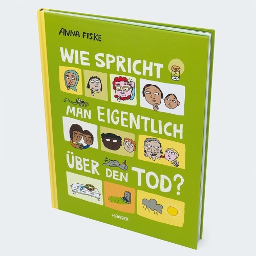 Buchcover und Innenansicht für das Buch: Hvordan snakker man om døden?