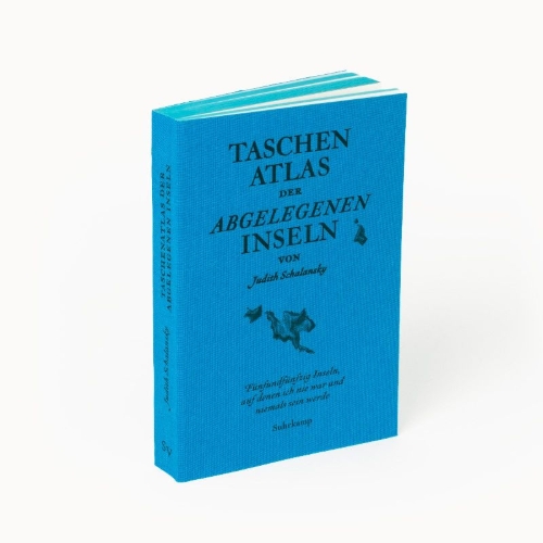 Buchcover und Innenansicht für das Buch: Taschenatlas der abgelegenen Inseln