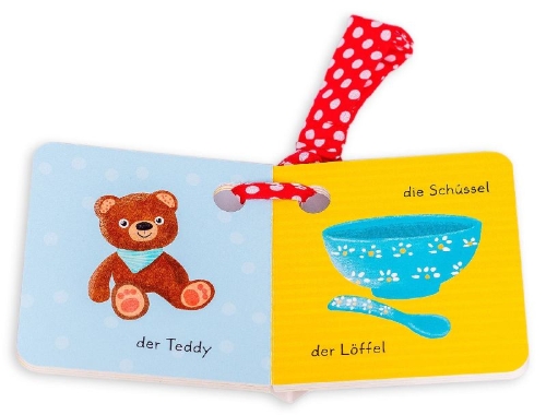 Buchcover und Innenansicht für das Buch: Mein liebstes Buggybuch. Allererste Sachen