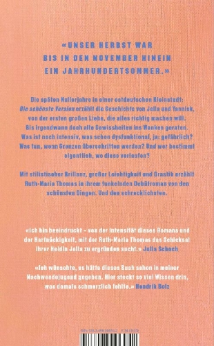 Buchcover und Innenansicht für das Buch: Die schönste Version