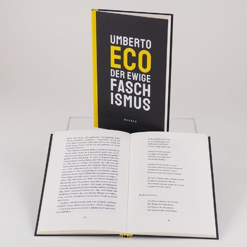 Buchcover und Innenansicht für das Buch: FASCISMO INTERNO; MIGRAZIONI E INTOLLERANZA