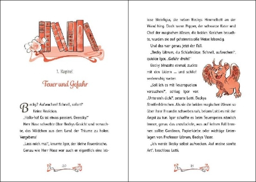 Buchcover und Innenansicht für das Buch: Rose, B: Bücherschloss (Band 4) - Ein verhängnisvoller Pakt