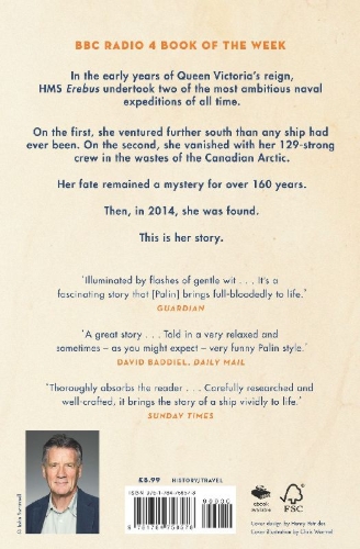Buchcover und Innenansicht für das Buch: Erebus: The Story of a Ship