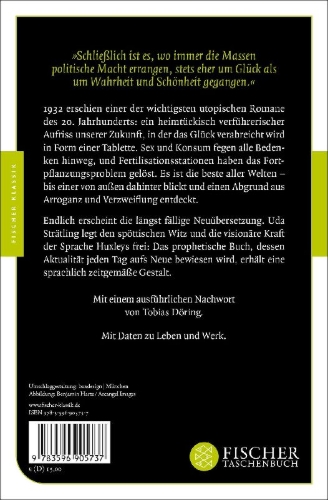 Buchcover und Innenansicht für das Buch: Brave new World