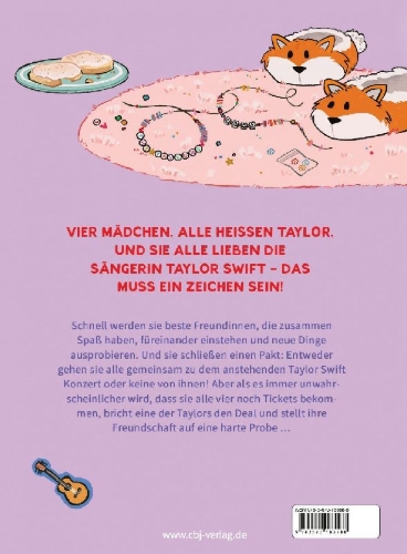 Buchcover und Innenansicht für das Buch: The Taylors