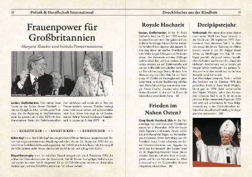 Buchcover und Innenansicht für das Buch: 1976 - Geburtstagskurier