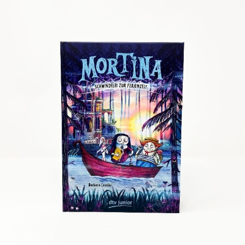 Buchcover und Innenansicht für das Buch: Mortina e la vacanza al Lago Mistero
