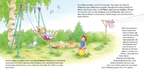 Buchcover und Innenansicht für das Buch: LESEMAUS 42: Conni im Sommer
