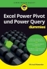 Buchcover und Innenansicht für das Buch: Excel Power Pivot und Power Query für Dummies