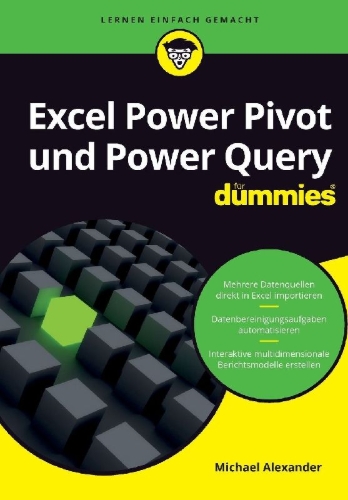 Buchcover und Innenansicht für das Buch: Excel Power Pivot und Power Query für Dummies
