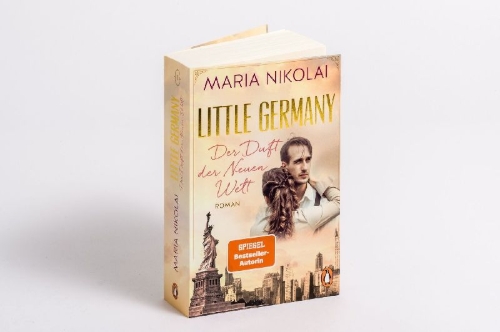 Buchcover und Innenansicht für das Buch: Little Germany - Der Duft der Neuen Welt