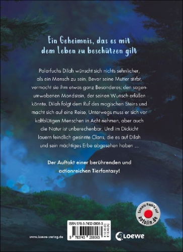 Buchcover und Innenansicht für das Buch: White Fox