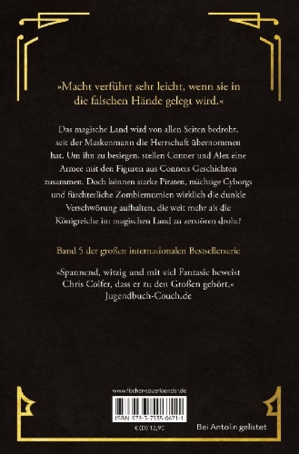 Buchcover und Innenansicht für das Buch: The Land of Stories. An Author's Odyssey