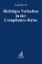 Buchcover und Innenansicht für das Buch: Richtiges Verhalten in der Compliance-Krise