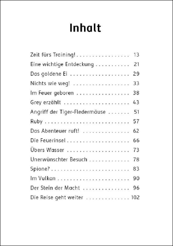 Buchcover und Innenansicht für das Buch: The last Firehawk - The Ember Stone