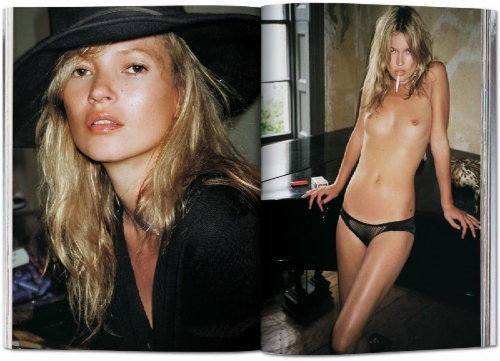 Buchcover und Innenansicht für das Buch: Kate Moss by Mario Testino