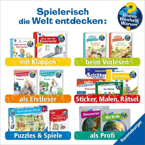Buchcover und Innenansicht für das Buch: Wieso? Weshalb? Warum? Meine Vorlesegeschichten, Band 4 - Was entdecken wir auf dem Bauernhof?