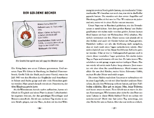 Buchcover und Innenansicht für das Buch: Trümmerkinder - Wie wir die Nachkriegszeit erlebten