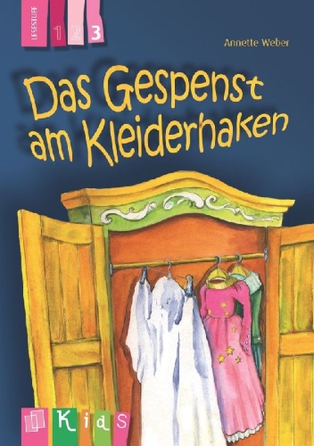 Buchcover und Innenansicht für das Buch: Das Gespenst am Kleiderhaken - Lesestufe 3