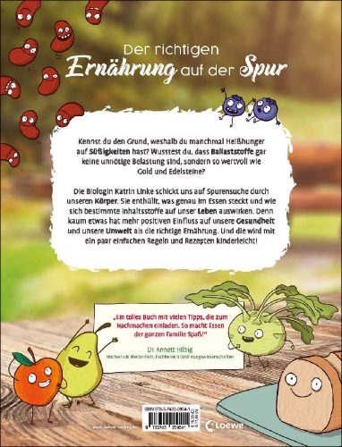 Buchcover und Innenansicht für das Buch: So ernähren wir uns richtig - Das Einmaleins des Essens