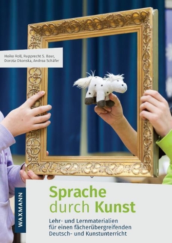 Buchcover und Innenansicht für das Buch: Sprache durch Kunst