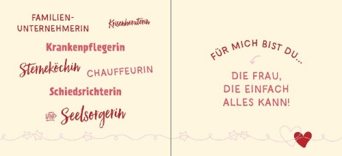 Buchcover und Innenansicht für das Buch: Für die beste Mama der Welt