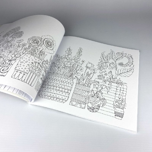 Buchcover und Innenansicht für das Buch: World of Flowers