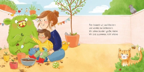 Buchcover und Innenansicht für das Buch: Hör mal (Soundbuch): DU und ICH und unser WIR
