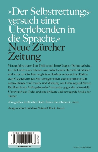 Buchcover und Innenansicht für das Buch: The Year of Magical Thinking