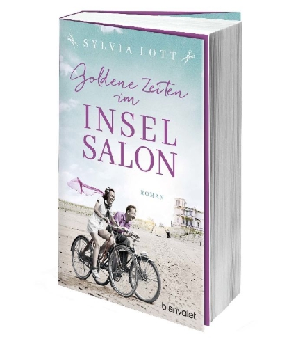 Buchcover und Innenansicht für das Buch: Goldene Zeiten im Inselsalon