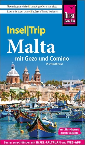 Buchcover und Innenansicht für das Buch: Reise Know-How InselTrip Malta mit Gozo und Comino
